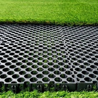 rumput sintetis murah untuk taman dengan drainase cell